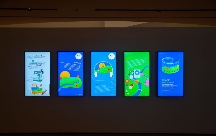 Smart Space – Viaggio immersivo nella storia di Gorizia con smart space: uno spazio espositivo digitale per l'arte, la cultura e la narrazione del paesaggio.