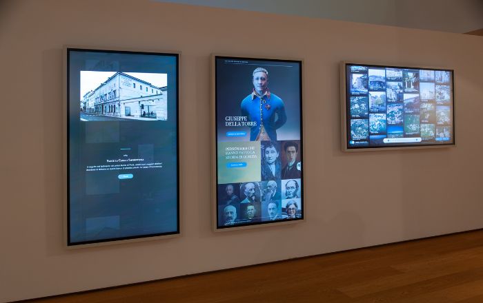 Smart Space – Viaggio immersivo nella storia di Gorizia con smart space: uno spazio espositivo digitale per l'arte, la cultura e la narrazione del paesaggio.