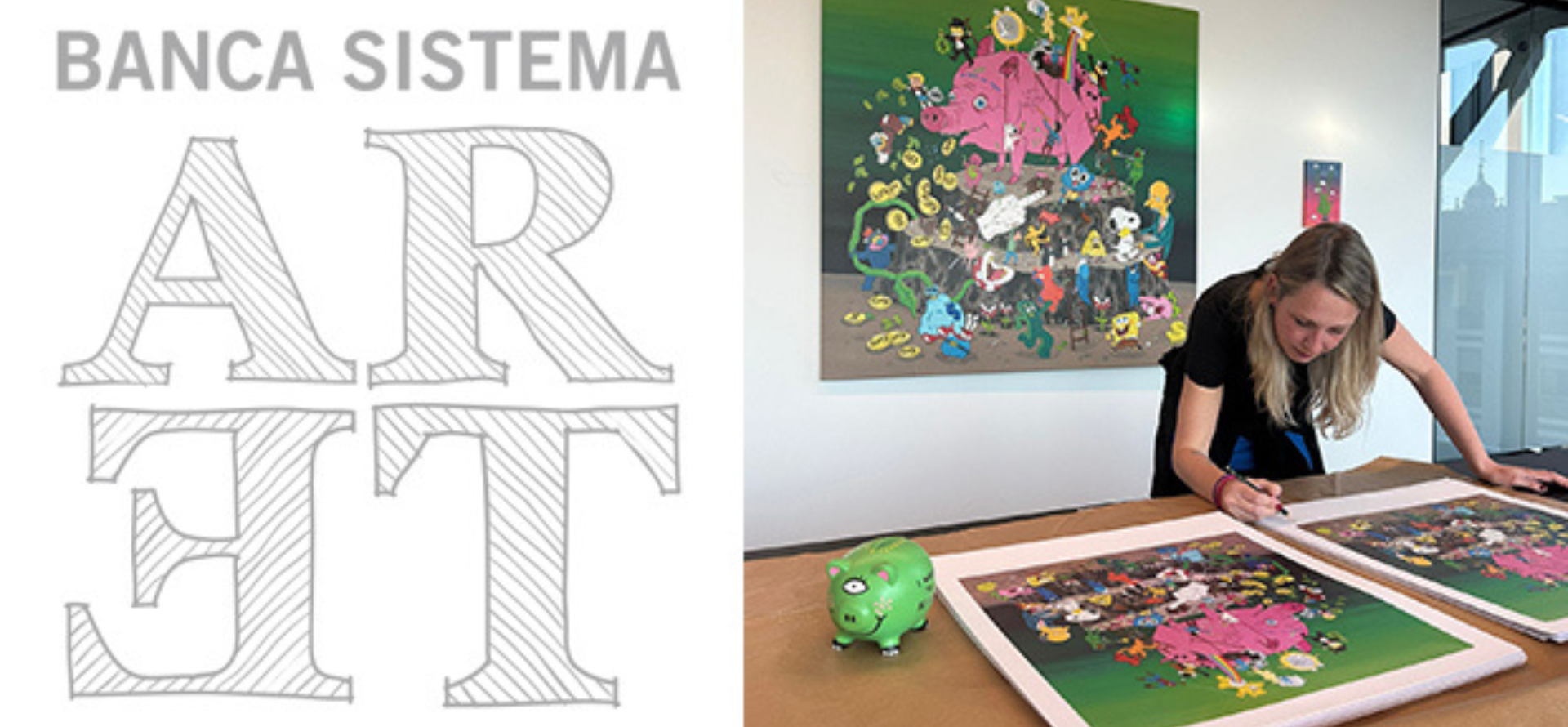 Banca Sistema mette in scena l’apocalisse ironica di Laurina Paperina