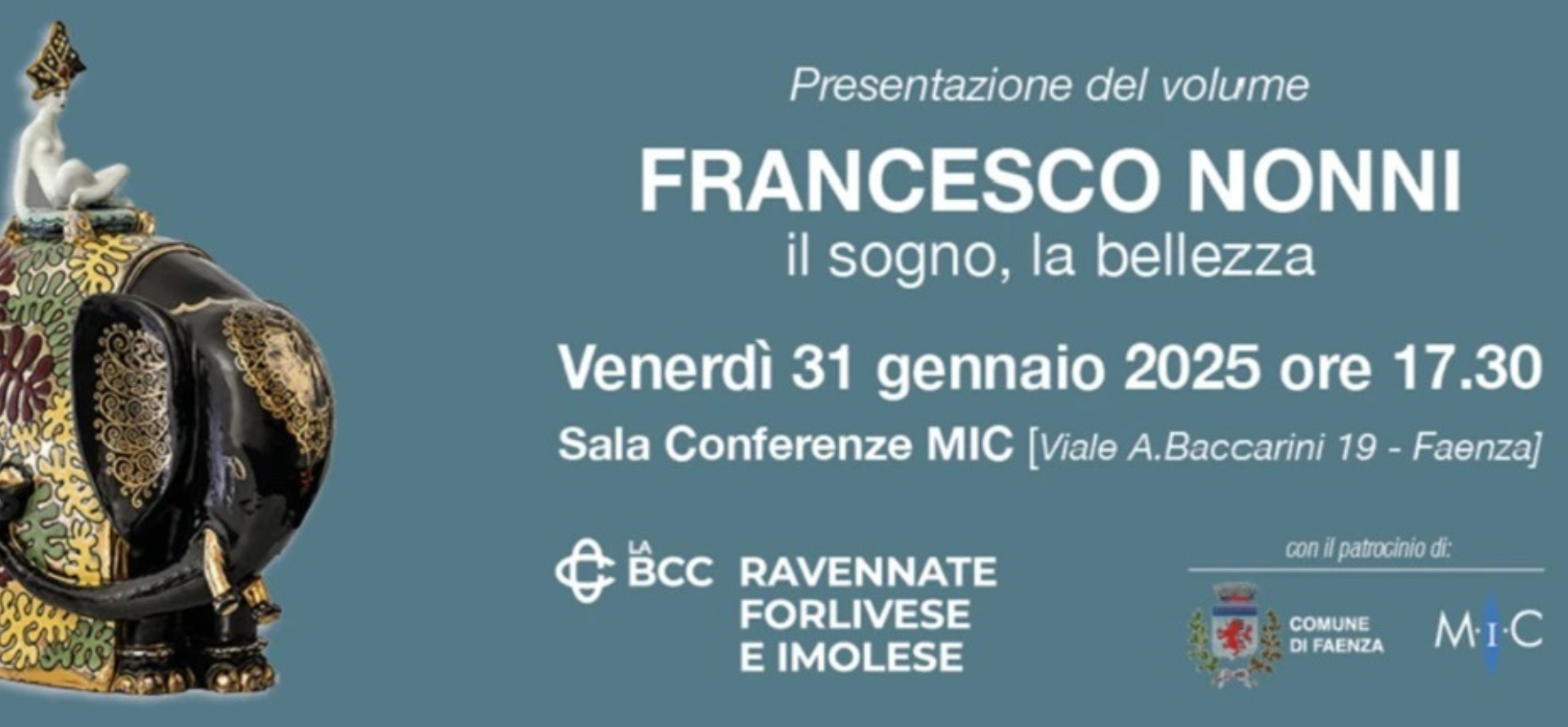 Presentazione del libro "FRANCESCO NONNI il sogno, la bellezza" 