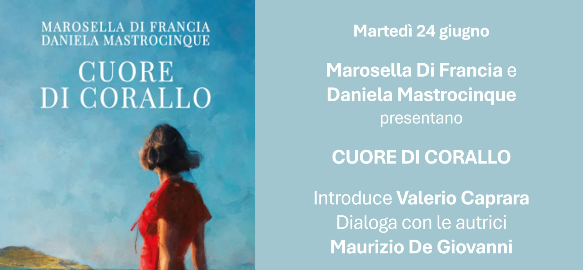 Cuore di corallo, il nuovo lavoro di Marosella Di Francia e Daniela Mastrocinque