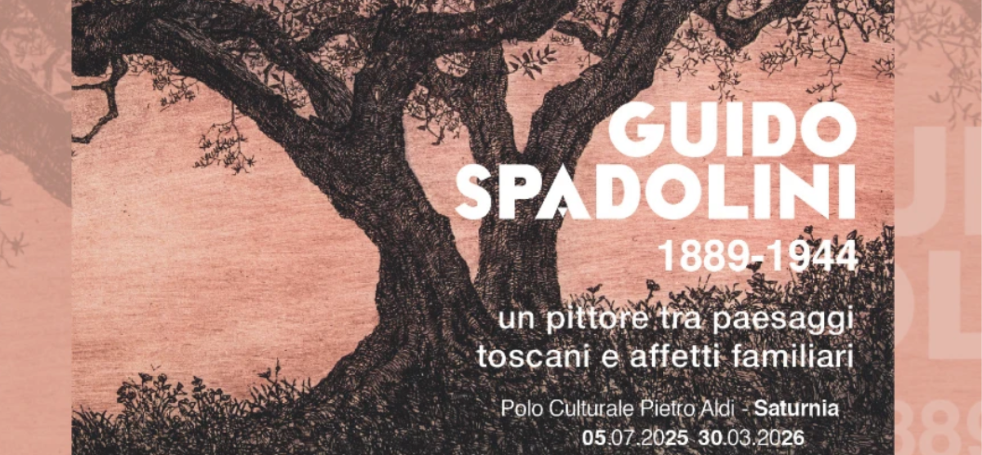 Trentacinque preziose opere di Guido Spadolini in mostra a Saturnia