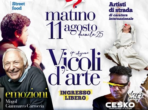 Nona edizione di “Vicoli d’Arte”